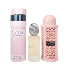 Lattafa Rave Now Women gift set - EDP 100 ml +Hair Mist 50 ml + Perfumed Spray 200 ml